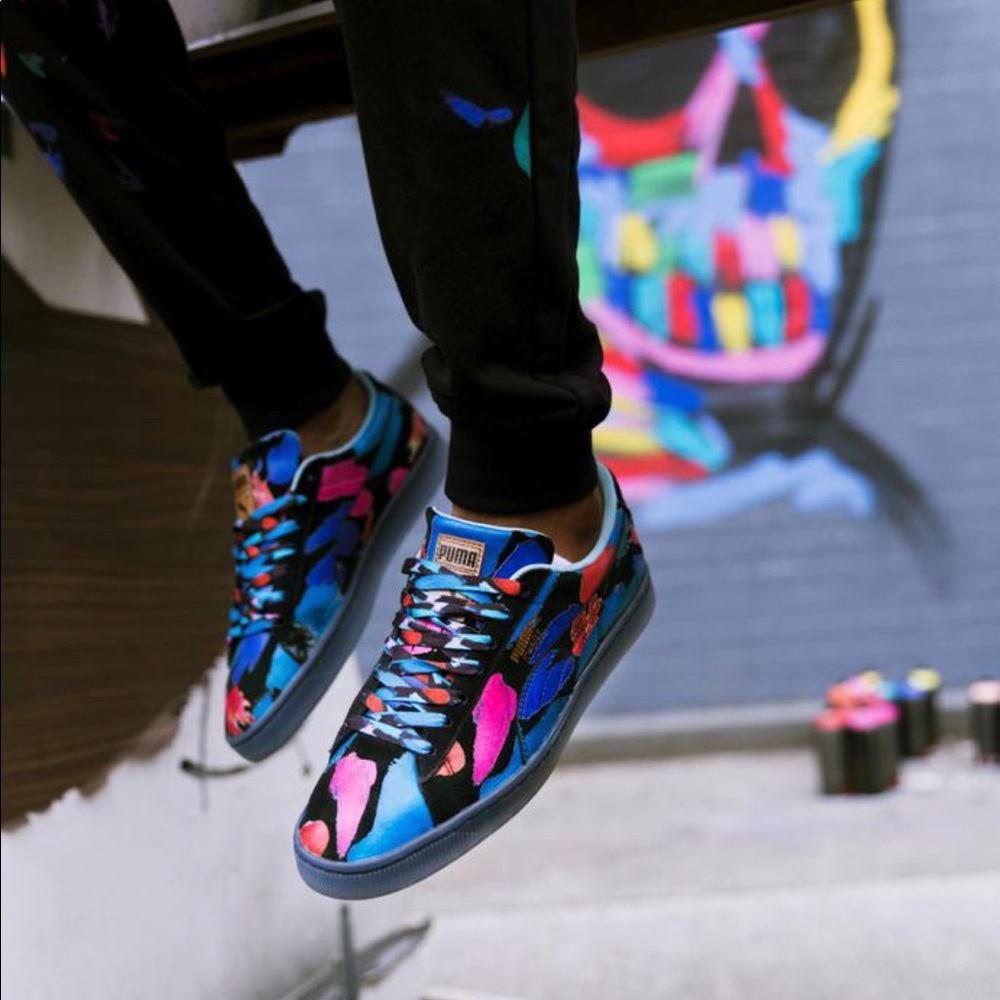 Ltd. Edition Puma x Artist Bradley Theodore suede
